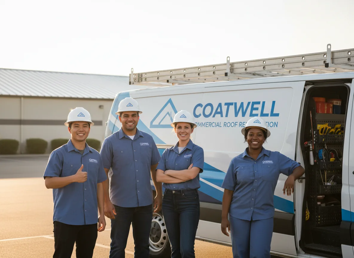 Commercial roof coating company in Frost, MN